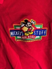 VTg Disney Promotinal Mickey Stuff For Kids POLO SHIRT large L