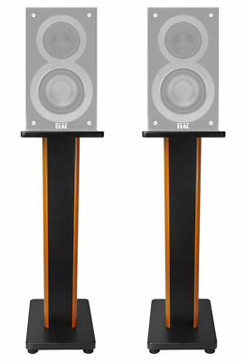Pair 28'' 2-Tone Speaker Stands For ELAC Debut B4 Bookshelf Speakers
