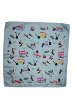 Paul Smith Mainline Soho Print Silk Pocket Square Mens Brand New