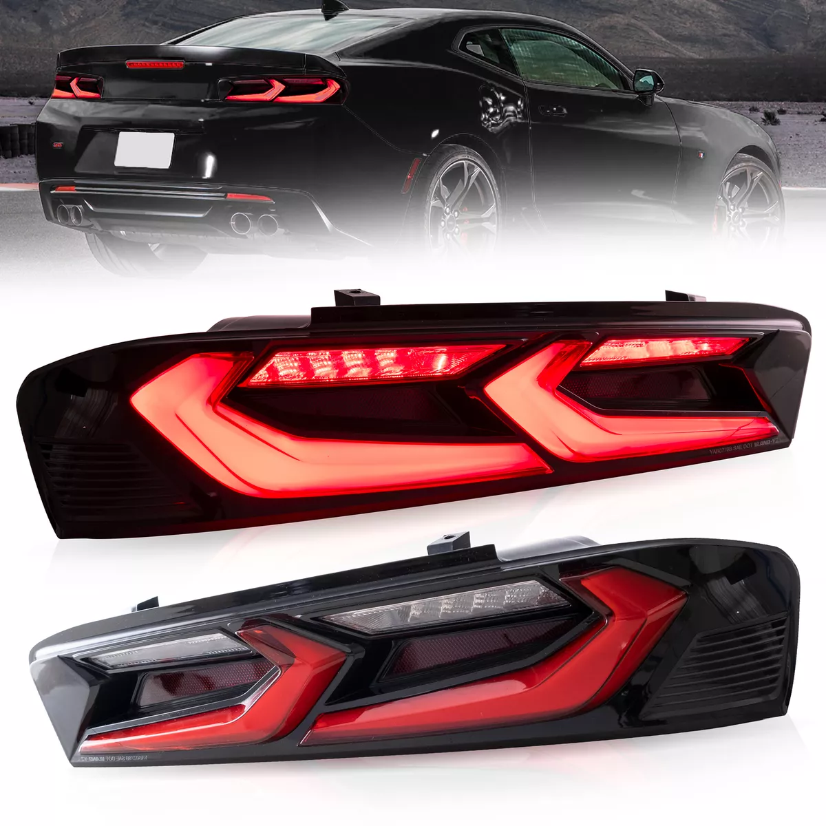 Camaro clear 2024 tail lights