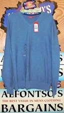Mens IZOD Vee Neck Fine Gauge Knit Sweater  17.99