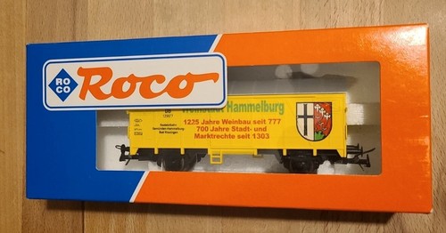 Roco H0 Gedeckter Güterwagen Weinstadt Hammelburg DB 129877 1225 Jahre Weinbau | Zustand: Gebraucht