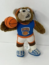 Vintage New York Knicks NBA Plush Teddy Bear Sportstuff Good Stuff 1992 10” Wtag