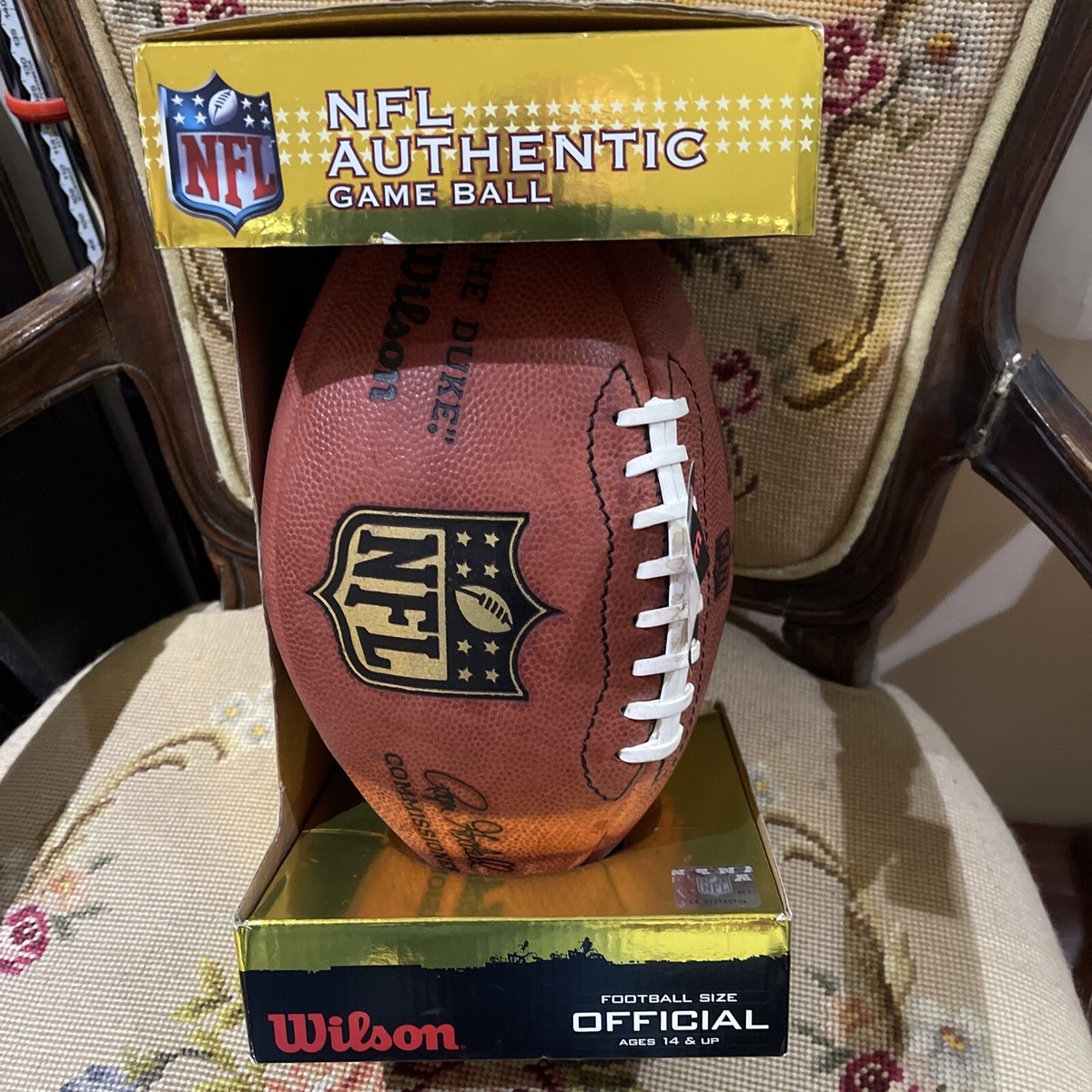 WILSON “THE DUKE” OFFICAL NFL GAME FOOTBALL AFC & NFC USA