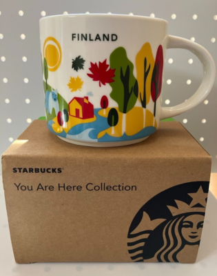 Finland Starbucks coffee Cup Mug 14oz You Are Here Collection YAH