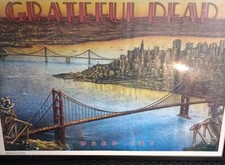 Vtg GRATEFUL DEAD Poster DEAD SET Huge 54x38