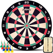 GoSports 4 ft Giant Dartboard - Includes 12 Giant Darts and Scoreboard