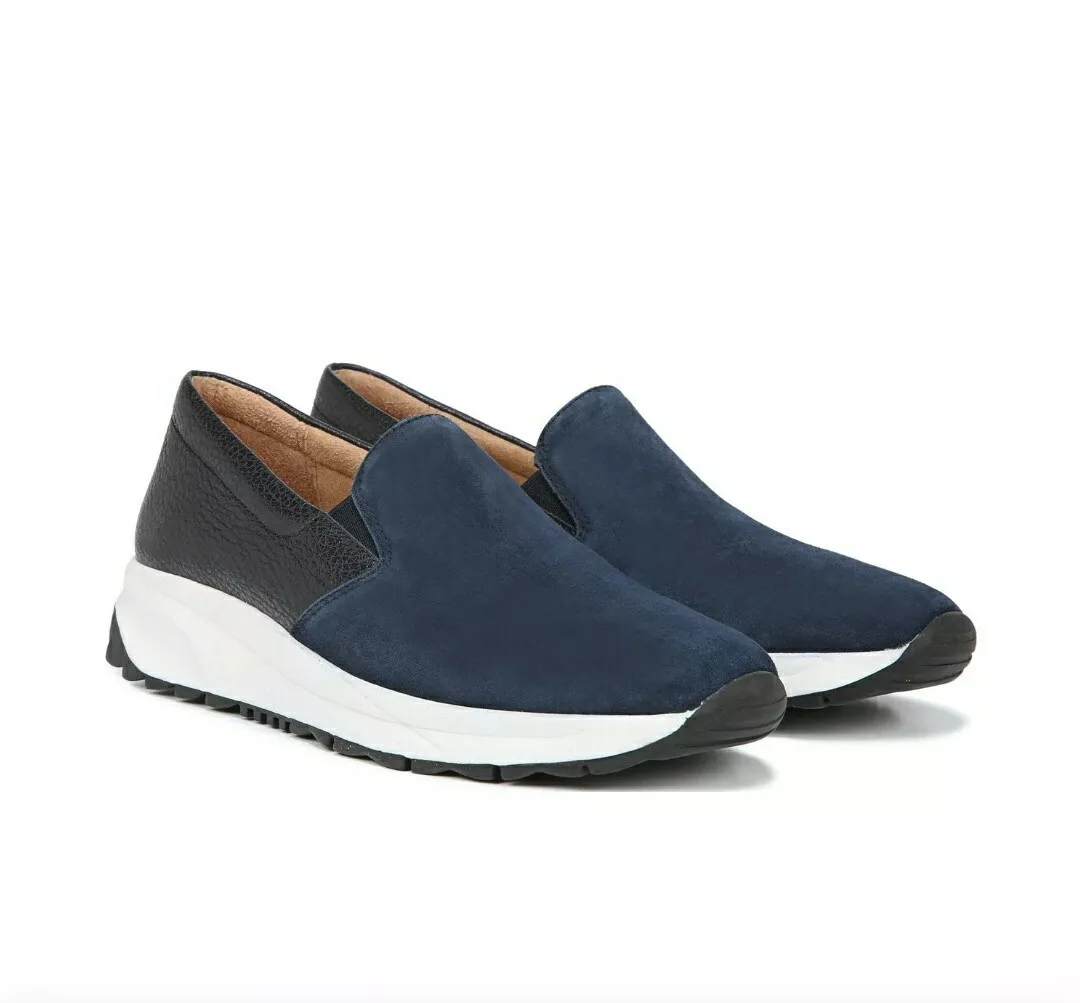 NATURALIZER Selah Inky Navy Suede Slip On Sneaker Size 9M 1 1 2