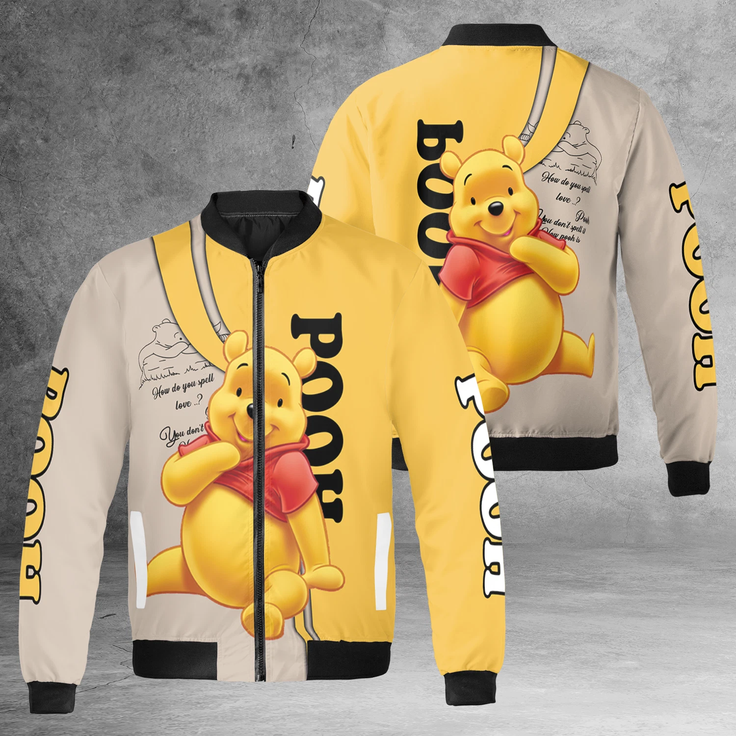Pooh Bear A Day Without Laughter Is A Day Wasted Cute Pooh Jacket