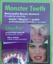 Monster Vampire Scary Stay-put Dentures Costume Teeth Halloween Costume Accessor
