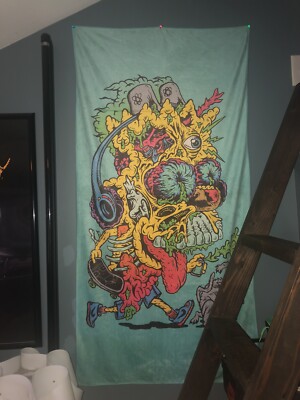 Bart Simpson Art Beach Towel By Nick DiFabbio
