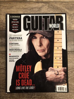 Guitar World Magazine June 2014 Motley Crue Is Dead- Pantera 5 Minutes Alone Tab