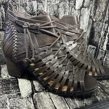 7.5 New No Box Not Rated "Brown" Cupertine Pump Sandals