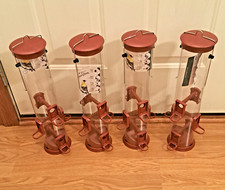 4 PACK Natures Way LARGE Tube Bird Feeders Brand New in Box Retail 28.99 each