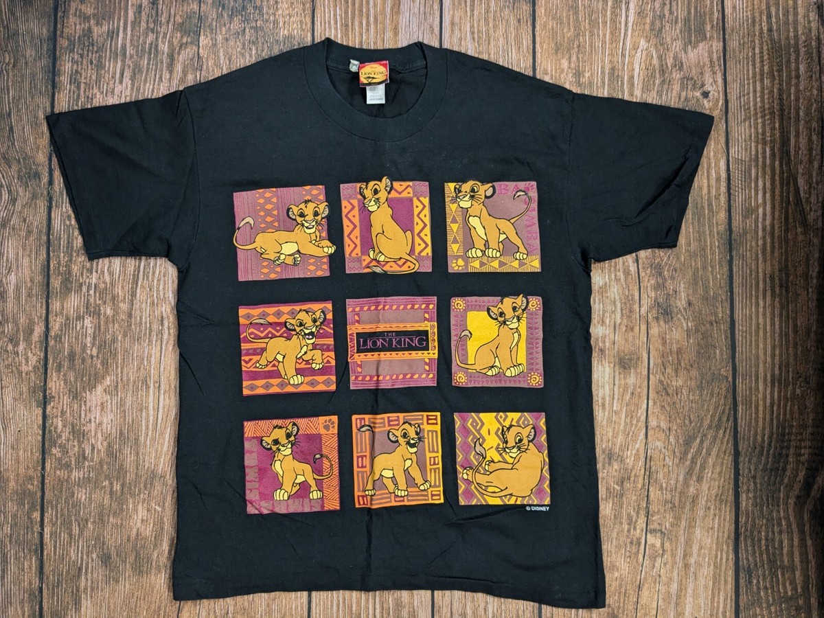 Vintage 90s Disney Lion King Simba Shirt Men