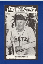 HONUS WAGNER, Pirates 1973 TCMA All-Time Greats postcard | Type 2 matte/blank