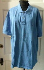 POLO RALPH LAUREN Men's Blue SS Pique Polo Shirt XL