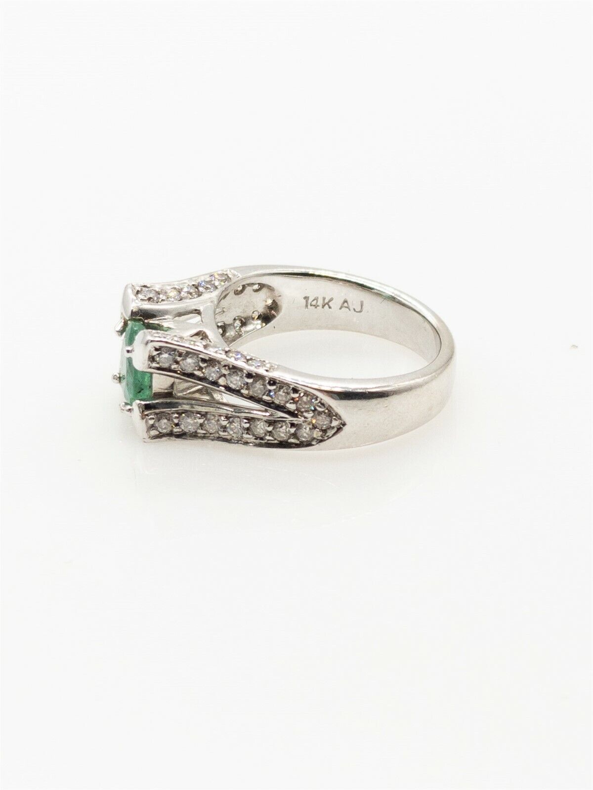 Designer $5000 1.93ct Colombian Emerald Diamond 1… - image 9