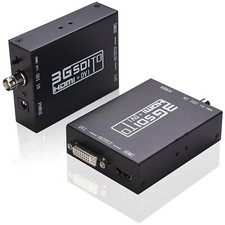3G SDI to HDMI DVI Converter with Connector, 5V DC Adaptor, Operation Manual