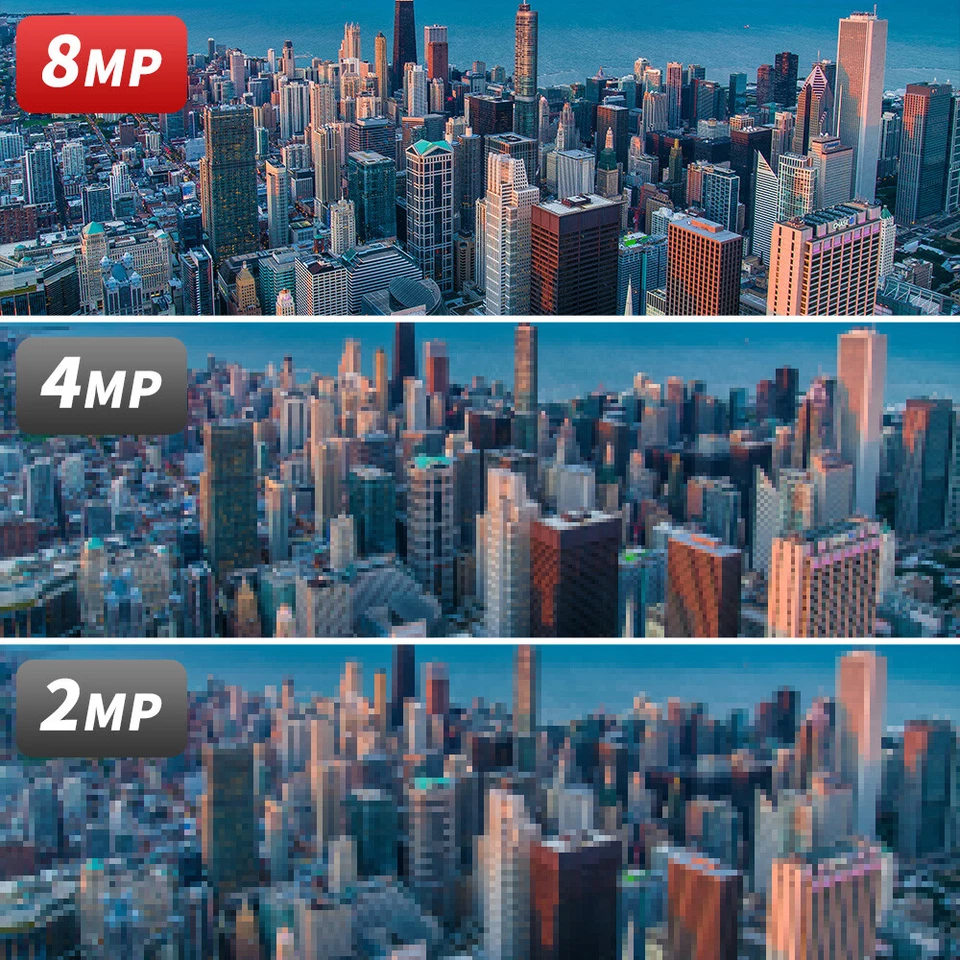 Hikvision 4K 8MP Acusense ColorVu IR Dome IP Camera POE Mic DS-2CD1183G2-LIU - image 3 of 4