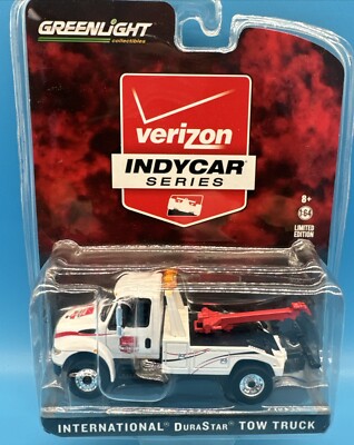 Greenlight 29823 International Durastar 4400 IndyCar Tow Truck 1/64 Wrecker NIB