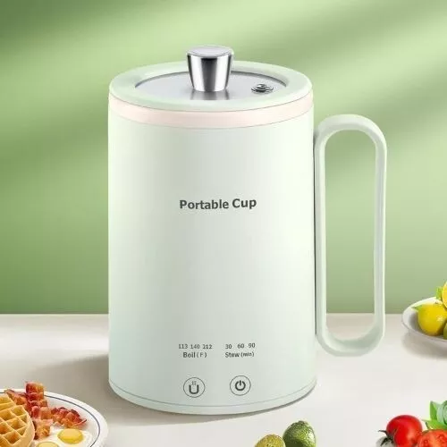 Portable Travel Electric Kettle Small Stew Pot Mini Cooker