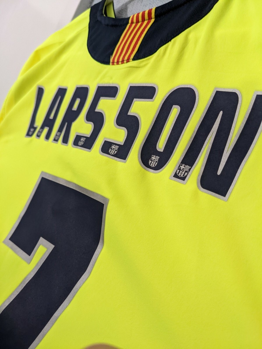2005/06 Barcelona jersey #7 Larsson - Size M - Nike | eBay 2005/06 Barcelona jersey #7 Larsson - Size M - Nike | eBay