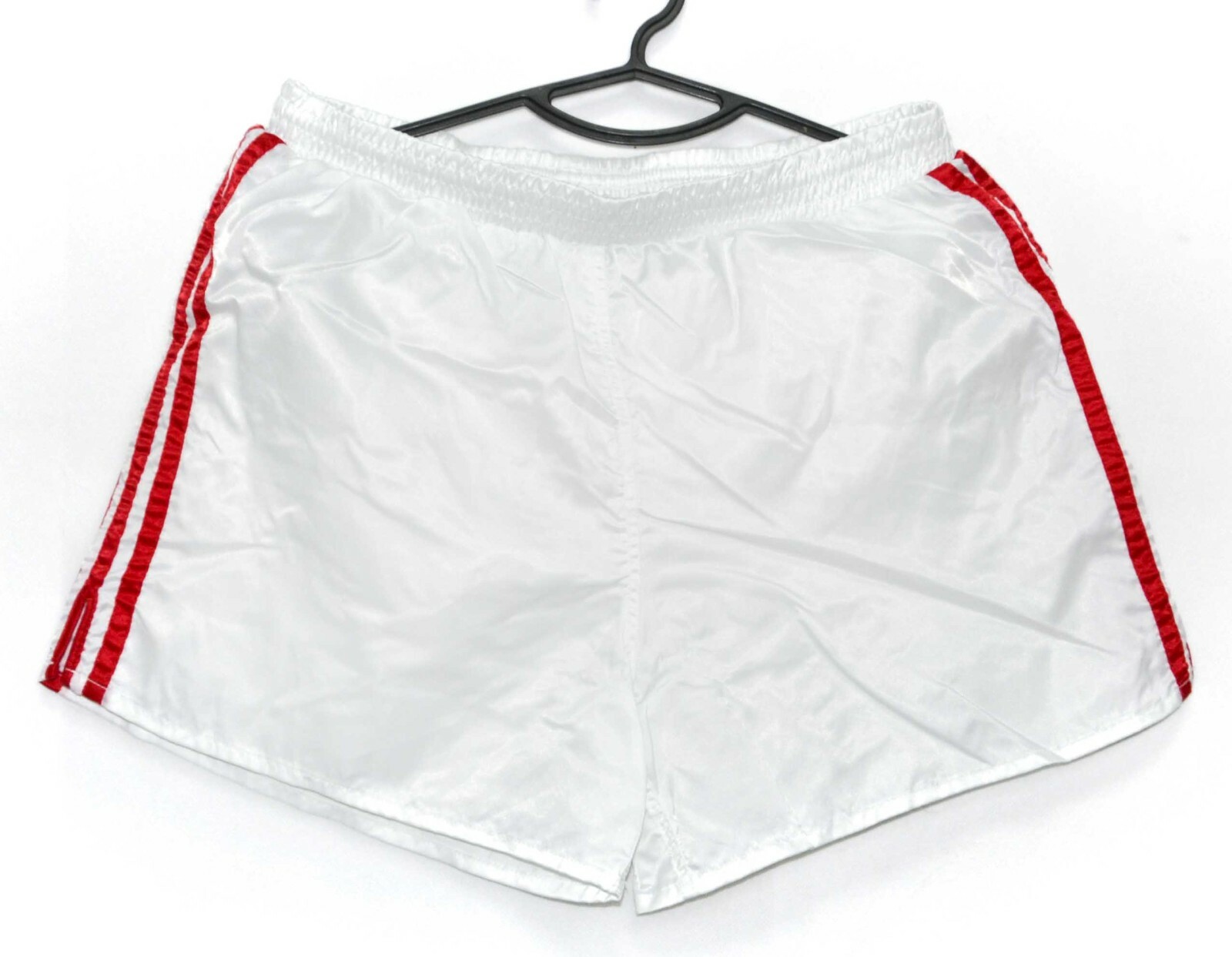 ADIDAS VINTAGE 1980`S WHITE FOOTBALL SHORTS SIZE M ADULT