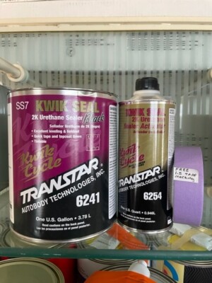 Transtar 6241 Kwik Seal Black 2K Urethane Sealer Gallon w/ 6254 Qt Activator Kit