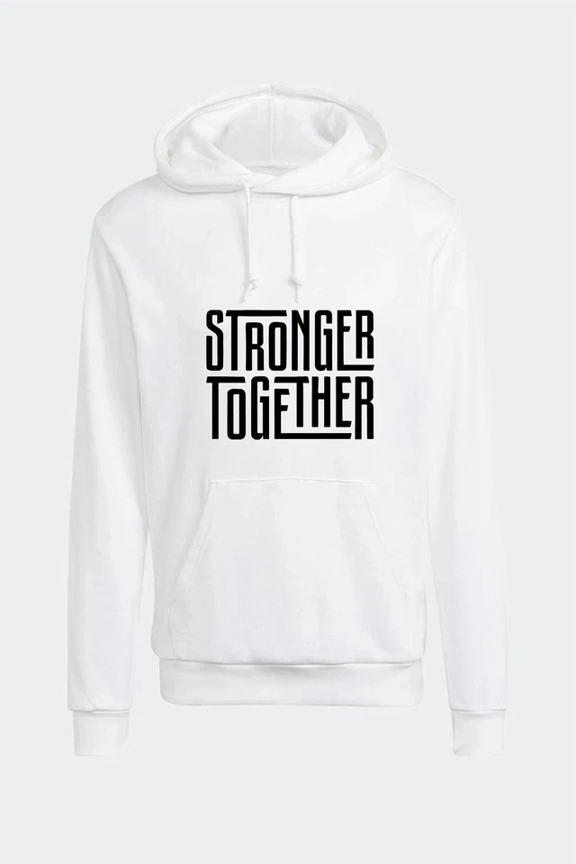 Felpa JUVE Personalizzata Cappuccio tifosi Ultras STRONGER TOGETHER stadium Juve - Immagine 2 di 2