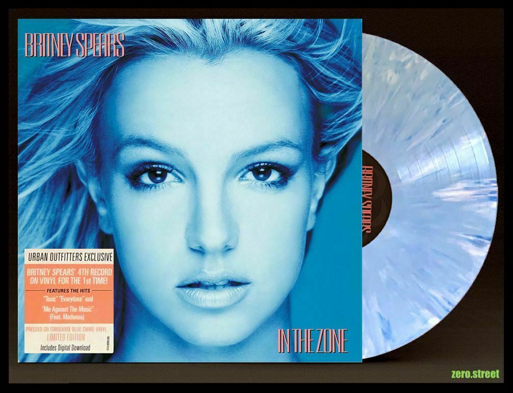 BRITNEY SPEARS In The Zone LP on BLUE VINYL New SEALED Colored Exclusive