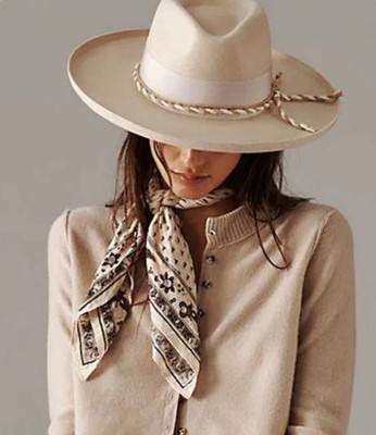Wyeth Hat Fedora Womens One Size Willow in Bone Western Cowboy  Anthropologie
