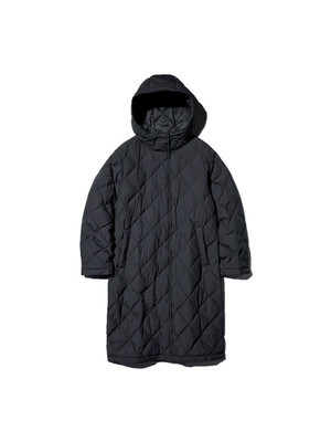 UNIQLO PUFFERTECH Long Coat (Relaxed) - Black - Size S Small - NWT