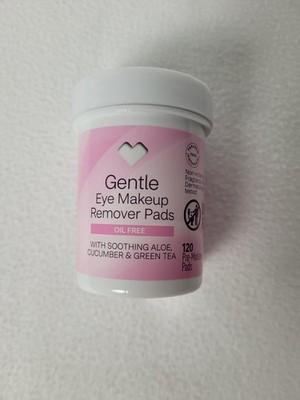 CVS Beauty Gental Eye Makeup Remover Pads Oil Free Soothing Aloe 120 Pads