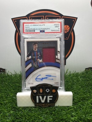 Gavi 2022-23 Panini Immaculate Collection Memorabilia Jersey Auto /99 #MA-G  