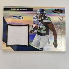 2012 Certified Robert Turbin RC #4 Certified Skills Patch /299 Game Worn
