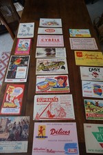 lot 20 buvards publicitaires anciens Epicerie (73) advertising  blotters