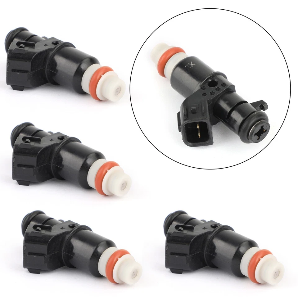 4 x FUEL INJECTOR 16450-RNA-A01 for HONDA CIVIC CR-Z FIT CITY 06-16 1.5L 1.8L - Image 2 of 4
