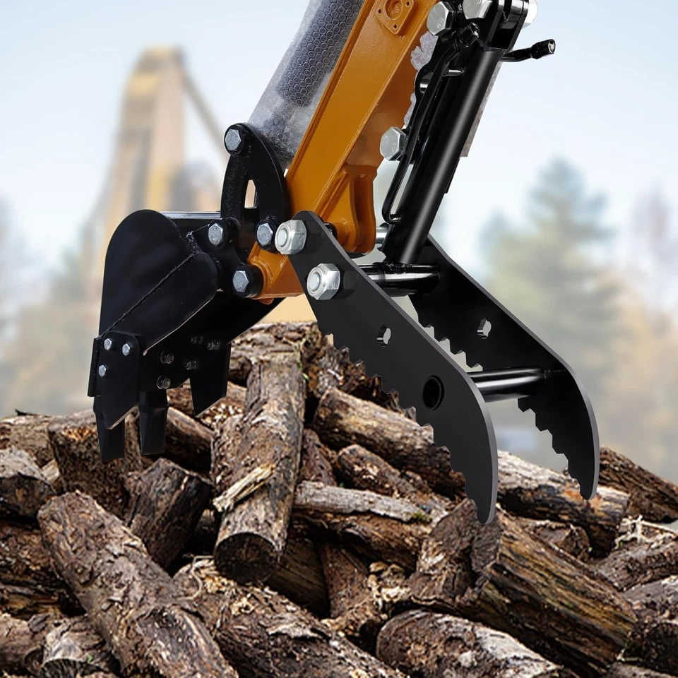 Versatile Hydraulic Thumb with M14 Hoses - Ideal for Mini Diggers Up to 3 Tons - Image 4 of 4