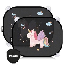 Car Window Shade for Baby, 2 Pack UV Protection Breathable Universal Fit Mesh...