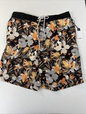Goodfellow Orange Floral Board Shorts Men s Large