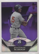 2011 Bowman Platinum Prospects Retail Purple Refractor Jonathan Schoop gl5