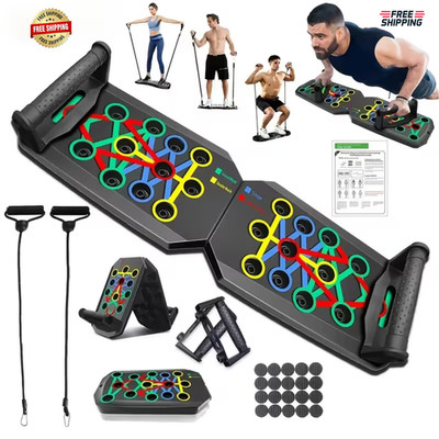 Push Up Board Gym Equipment for Chest, Strength & Full Body Workout