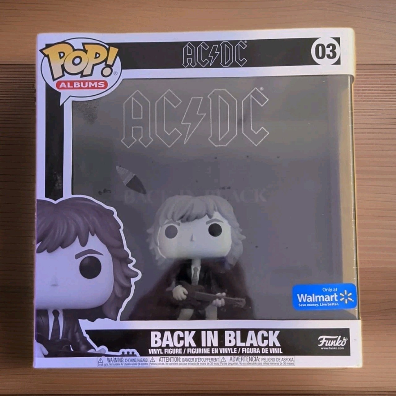 Funko Pop Albums Ac/Dc Back In Black 03 Walmart Exclusive