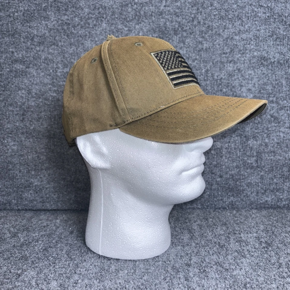 RAPDOM Sombrero Gorra Correa Trasera Bandera Americana Parche Bordado Lona Táctico Para Hombres Foto 2 de 4