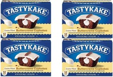 Tastykake Cream Filled Buttercreme Cupcakes, ...
