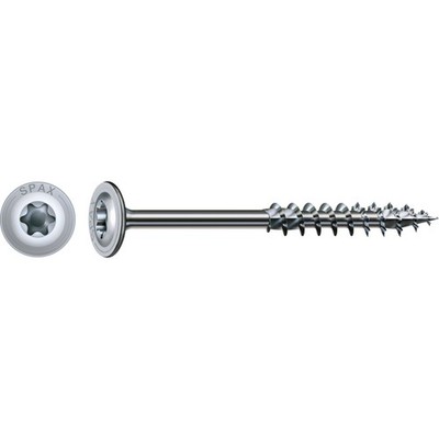 SPAX HI.FORCE, 8 x 200 mm, 50 Stück, Teilgewinde, Tellerkopf, T-STAR plus T40, 