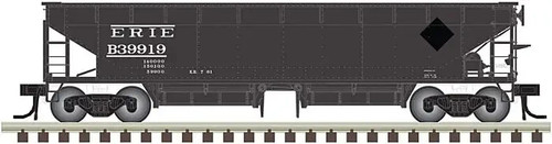 HO Atlas 70 Tonnen Hart Schotterwagen - Erie Lackawanna #399849. 1/3 aktueller Einzelhandel. | Zustand: New
