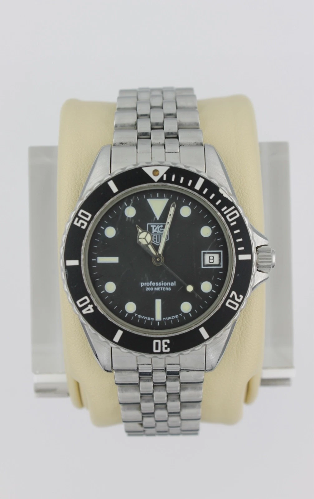Tag Heuer 980.013 Mens 1000 Series Professional Watch Black Silver Jubilee 8"
Opens in a new window