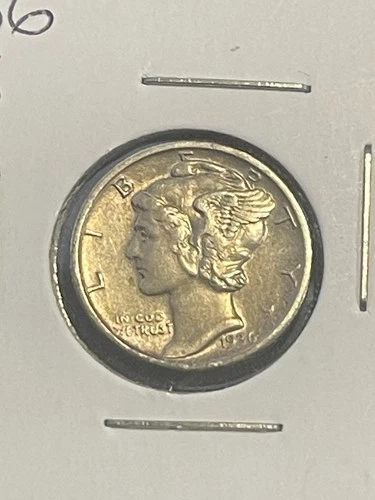 1936S Mercury Dime VF X2739